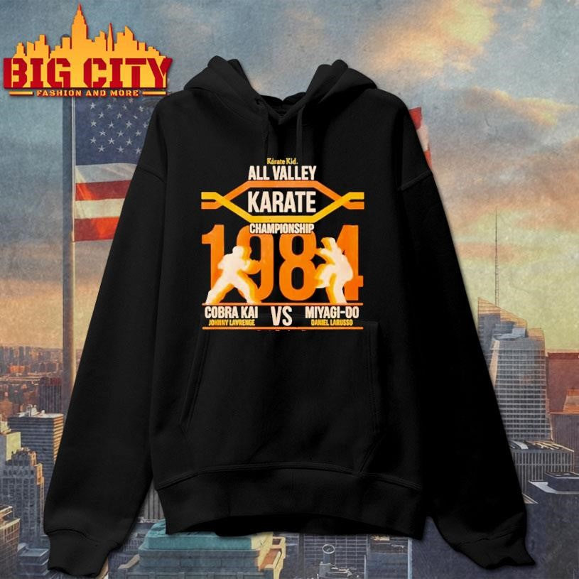 All Valley Karate Championship 1984 Cobra Kai Vs Miyagi Do Karate Kid Shirt