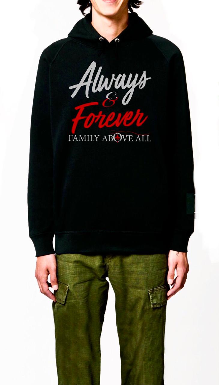 Always And Forever Black Hoodie T-Shirts, Sweatshirt | PureTeeCo.com