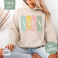 Amen 1 Hoodie, Easter Women's Crewneck, Cute Religious Women's Hooded Sweater T-Shirts, Sweatshirt | PureTeeCo.com