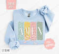 Amen 1 Sweatshirt, Easter Crewneck, Trendy Religious Women's Sweater, Gift for Her T-Shirts, Hoodie | PureTeeCo.com