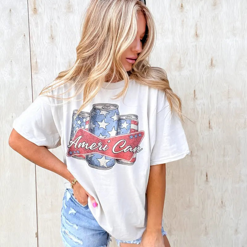 Ameri-Can Graphic Top T-Shirts, Hoodie, Sweatshirt | PureTeeCo.com