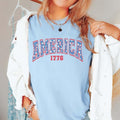 America 1776 Tee America Graphic Tee, Unisex July Shirt Hoodie, Sweatshirt | PureTeeCo.com