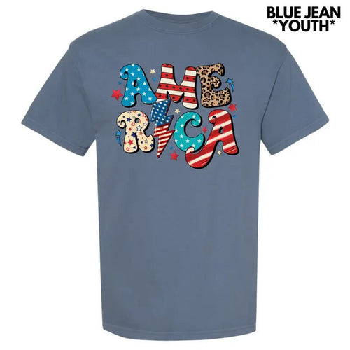 *** America The Beautiful Comfort Colors T-Shirt (Youth) Hoodie, Sweatshirt | PureTeeCo.com