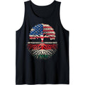 America and Hungary Country Flag Roots Hungarian American Tank Top made in USA T-Shirts, Hoodie, Sweatshirt | PureTeeCo.com