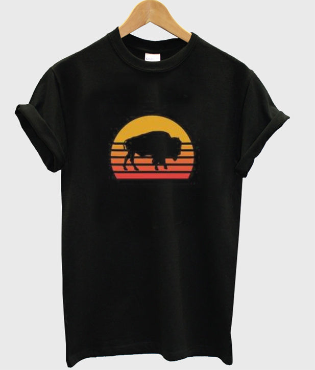 American Buffalo Silhouette Shirt Hoodie, Sweatshirt | PureTeeCo.com