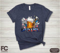 American Flag Dad Life Beer T-shirt Dad Sweatshirt Beer Lover Dad Shirt American Dad Sweater Handyman Tools Tees Father's...