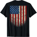 American Flag Patriotic Red White Blue T-Shirt Made in USA Hoodie, Sweatshirt | PureTeeCo.com
