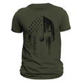American Spartan Black 2.1 USA Patriotic Men's T-Shirt Casual Classic Hoodie, Sweatshirt | PureTeeCo.com