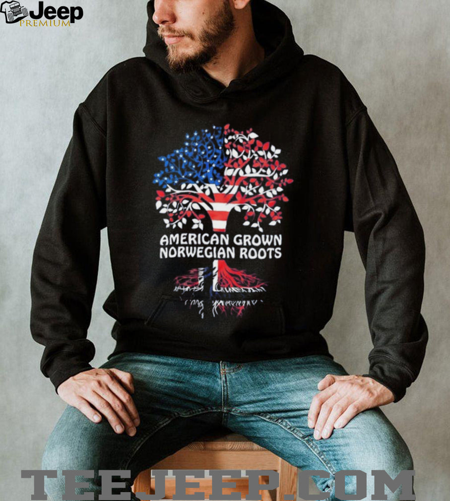 American grown with Norwegian roots shirt