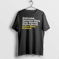 Anaconda And Damascus Steel And Dong Quixote And Gluteus Maxx And Author Steve Rowland Tshirts