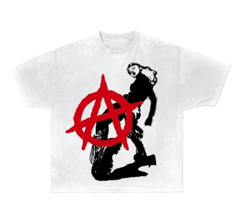Anarc hy T-Shirt, graphic, y2k, fashion, streetwear, men, women, unisex graphic Unisex shirt Menswear Top Underwear...