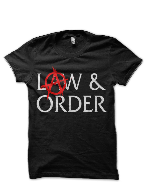 Law & Order? Black T-Shirt Hoodie, Sweatshirt | PureTeeCo.com