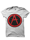 Red Anarchy Symbol Black T-Shirt Hoodie, Sweatshirt | PureTeeCo.com