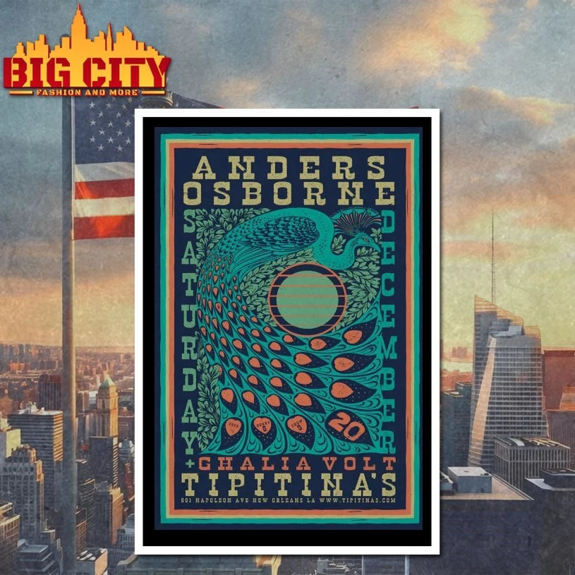 Anders Osborne Event New Orleans On Dec 20 2025 Poster shirt