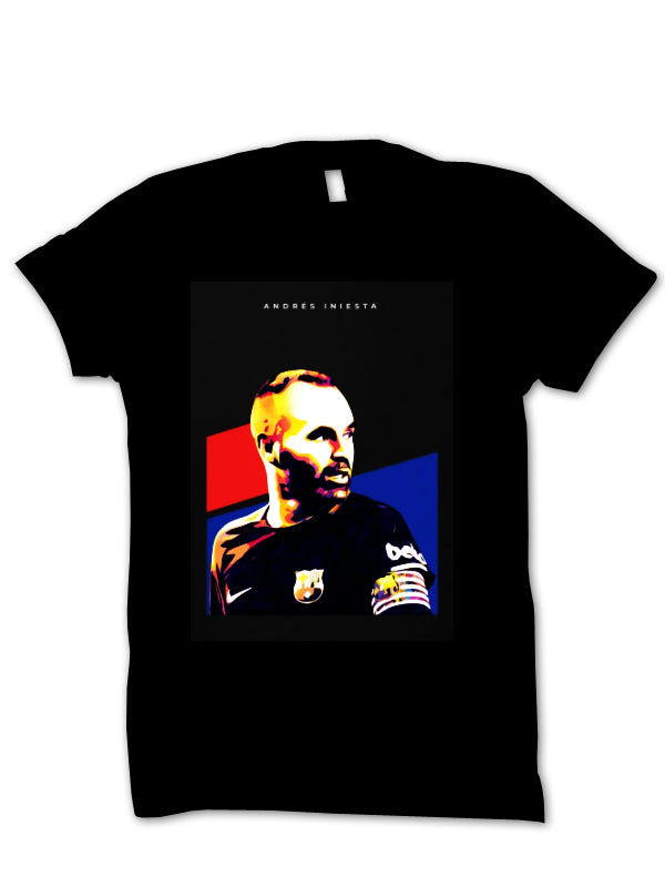 AndrÃ©s Iniesta T-Shirt Style003 Hoodie, Sweatshirt | PureTeeCo.com