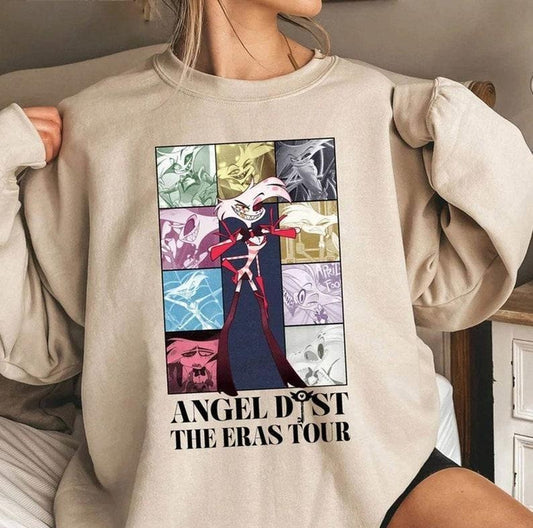 Angel Dust Of Hazbin Hotel The Eras Tour Hazbin Hotel Characters  Sweatshirt