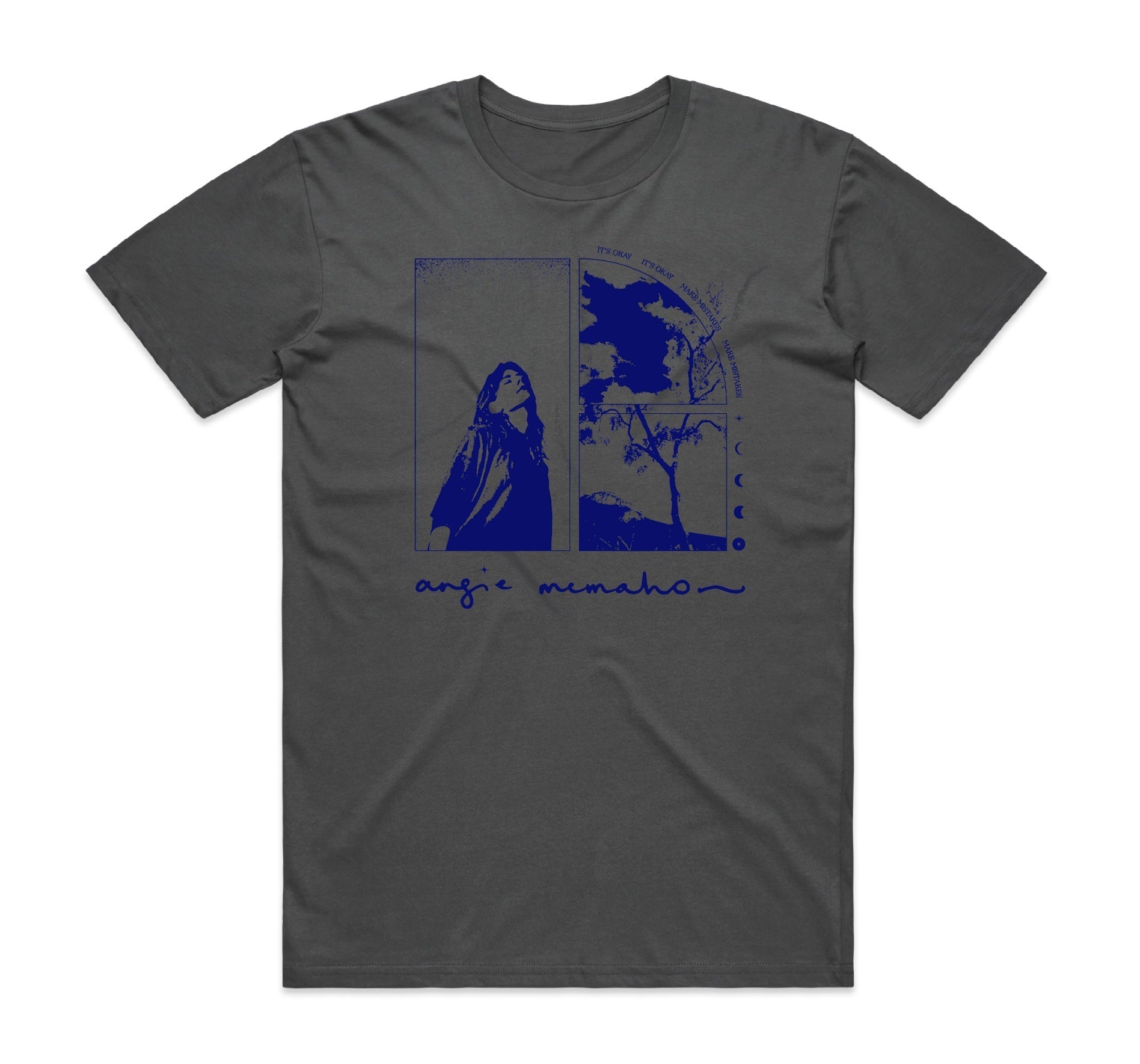 Light Again Dark Blue Print T-Shirt Hoodie, Sweatshirt | PureTeeCo.com