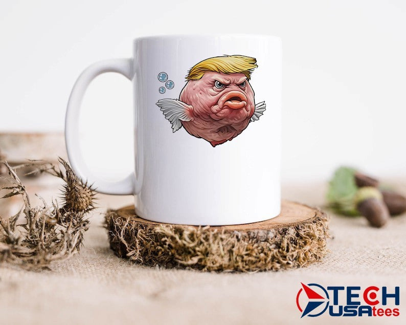 Angry Fish Political Satire Trump shirt