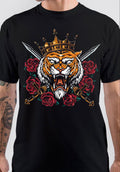 Angry King Tiger T-Shirt Hoodie, Sweatshirt | PureTeeCo.com