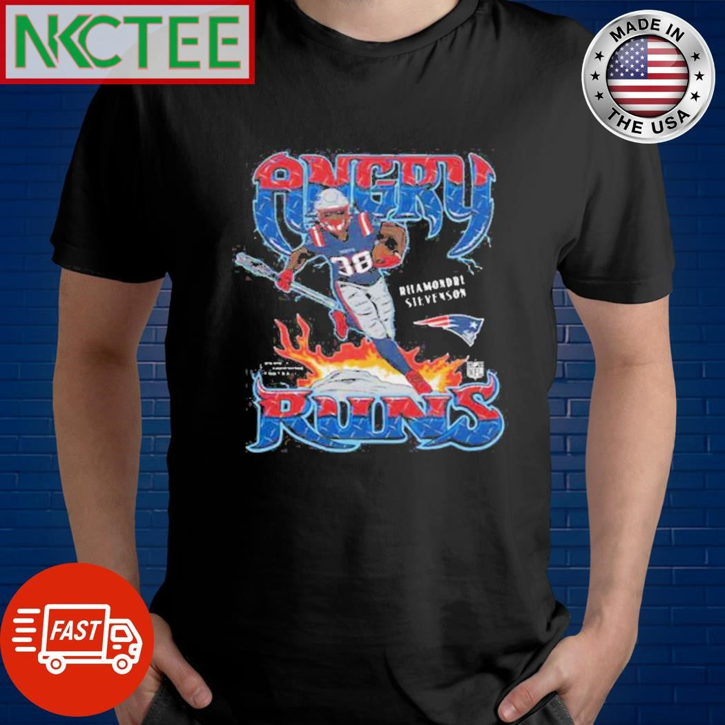 Angry Runs 2024 Patriots Rhamondre Stevenson Shirt
