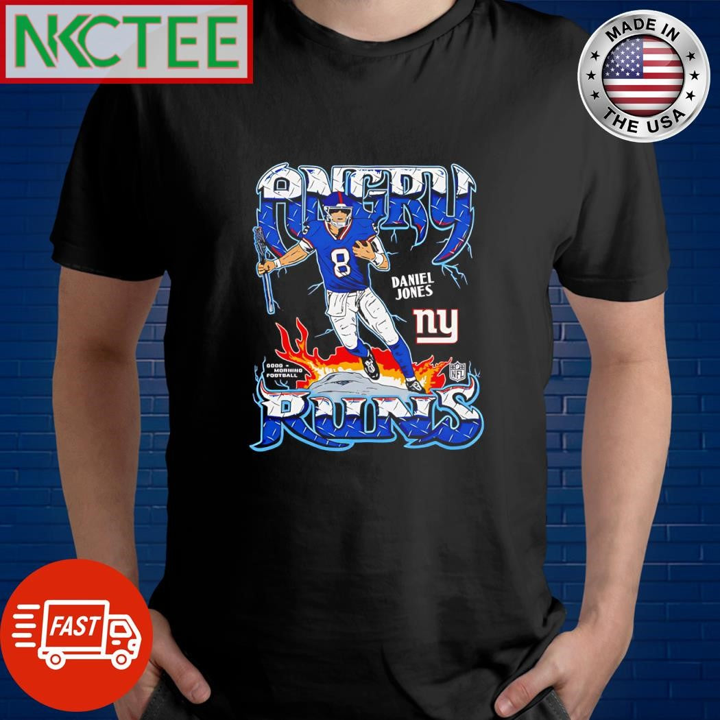 Angry Runs New York Giants Daniel Jones shirt