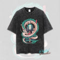 Anime Japanese Shirt, Vintage Anime Dyenomite Mineral Wash Shirt, Anime Shirt, Manga Shirt, Retro and Vintage Style, Gift...