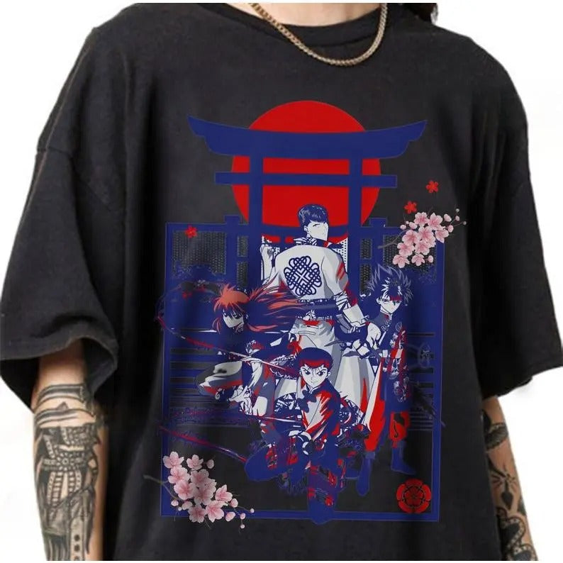 Anime Shirt, Anime Japan Shirt, Graphic Anime Tee, Unisex T-shirt, Anime Gift, Anime Lover T-Shirt, Anime Vintage...
