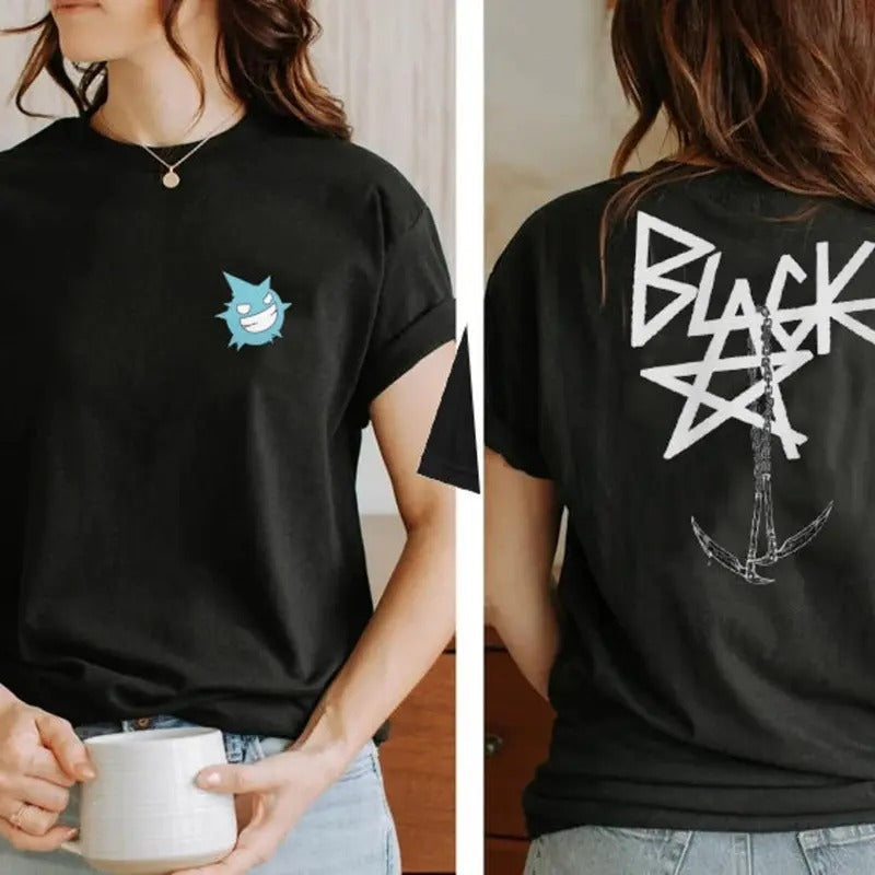 Anime Shirt, Soul Eater Shirt, Black Star Shirt, Must-Have Basic, Always Handy, Full Color Selection, Pick Your Favorite...
