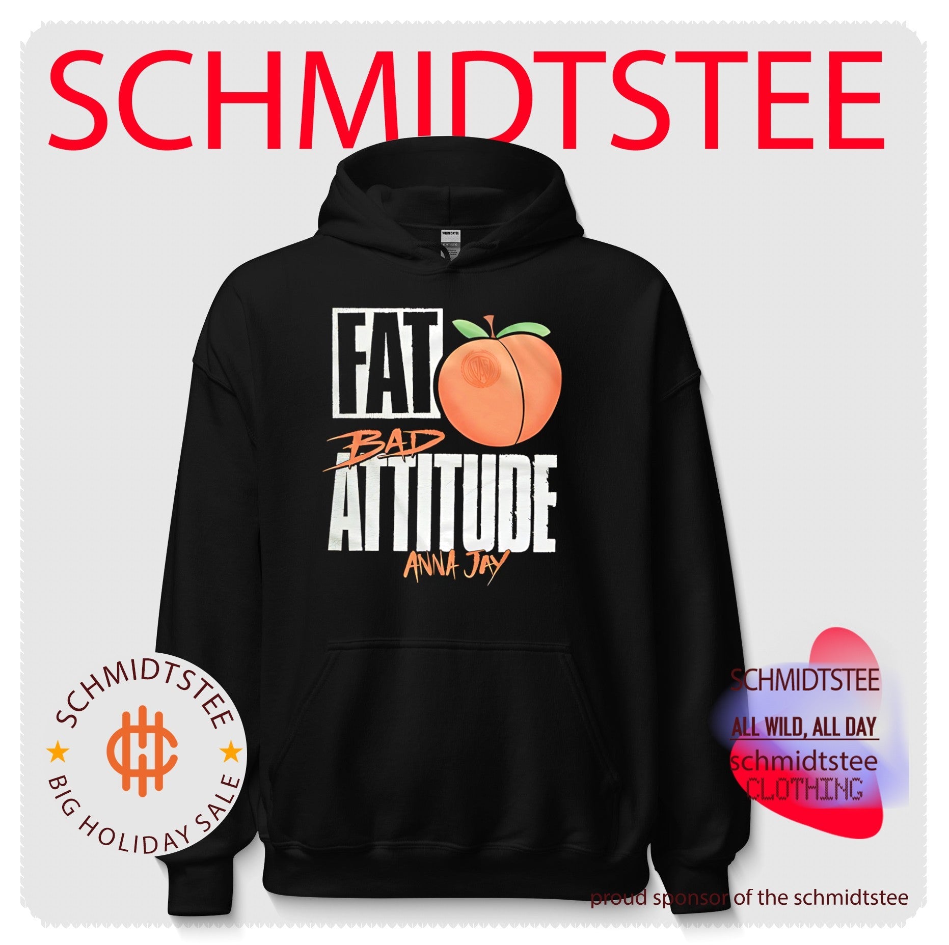Anna Jay fat bad attitude shirt