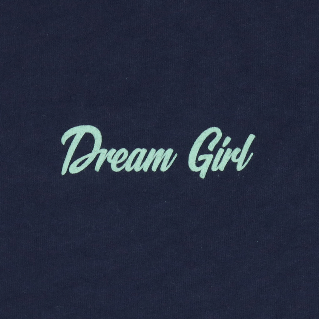 Dream Girl Navy T-Shirt Hoodie, Sweatshirt | PureTeeCo.com (Image 2)