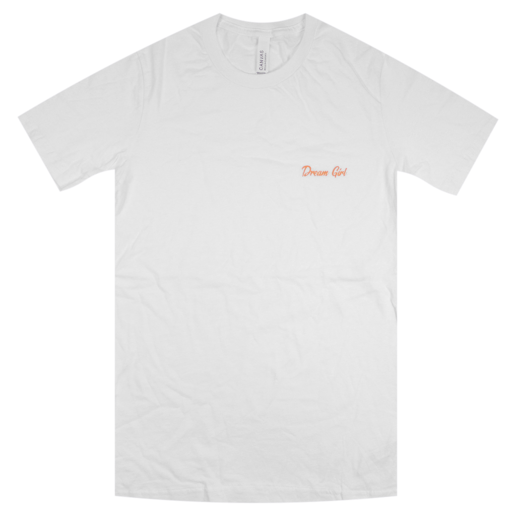 Dream Girl White T-Shirt Hoodie, Sweatshirt | PureTeeCo.com (Image 1)