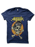 Anthrax Navy Blue T-Shirt Style001 Hoodie, Sweatshirt | PureTeeCo.com