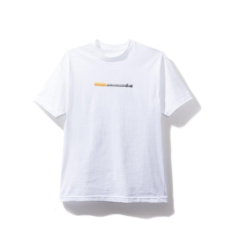 Anti Social Social Club Cigz White Tee (ASST308) Men's Size S-XL Hoodie, Sweatshirt | PureTeeCo.com