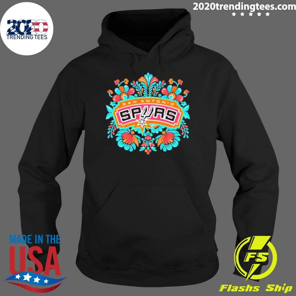 Antonio Spurs Fiesta Basketball Floral Nba Playoffs 2026 Shirt
