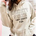 Anxiety State University Graphic Hoodie T-Shirts, Sweatshirt | PureTeeCo.com