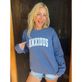 Anxious Denim Sweatshirt T-Shirts, Hoodie | PureTeeCo.com