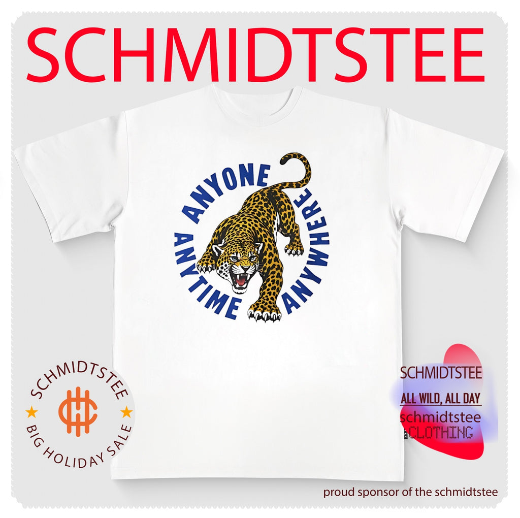 Anyone anywhere anytime tiger shirt