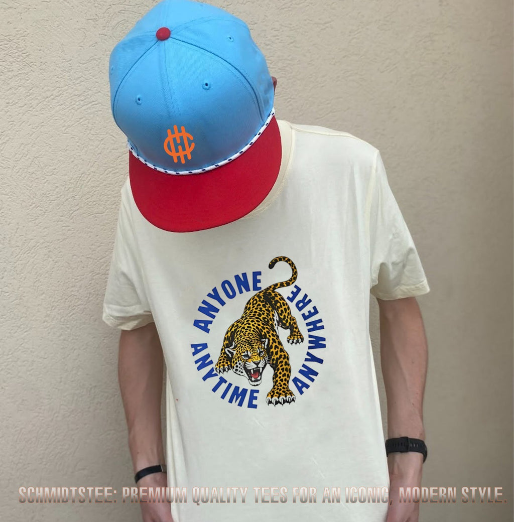Anyone anywhere anytime tiger shirt