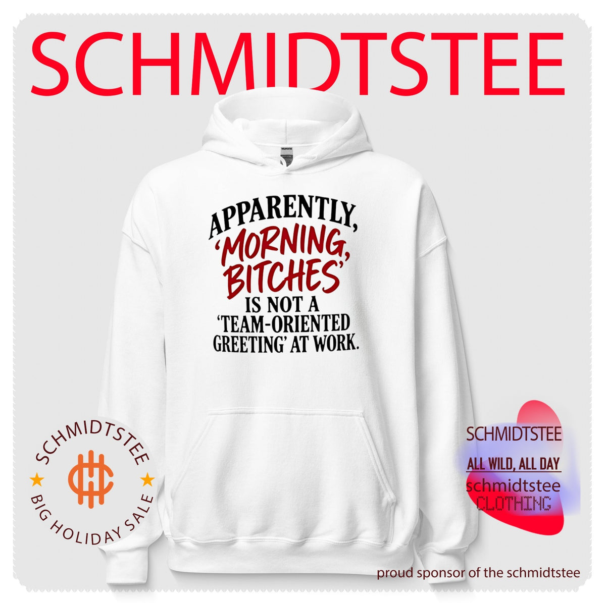 Apparently Morning Bitches Is Not a Team-Oriented Greeting at Work shirt