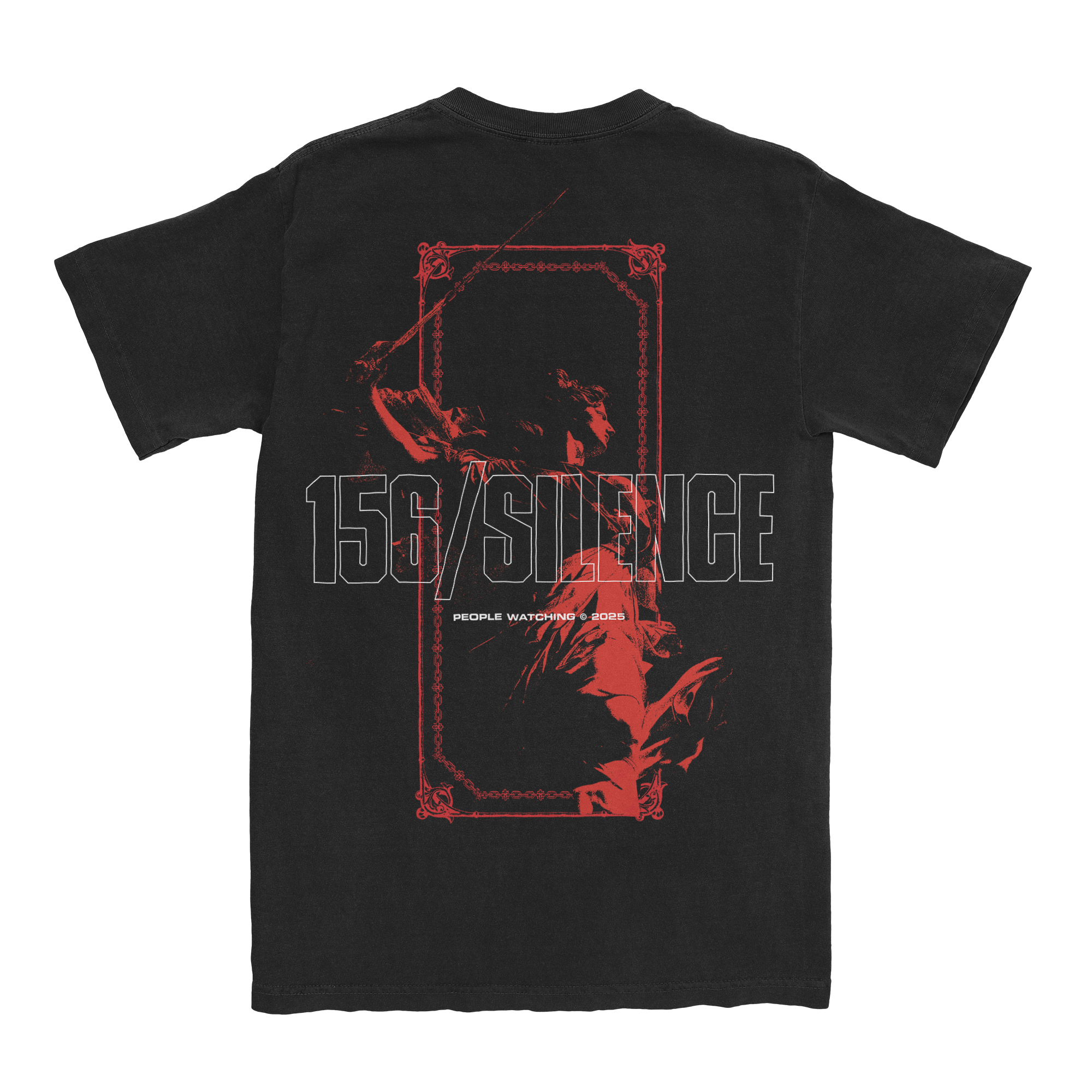 156/Silence - Sword T-Shirt Hoodie, Sweatshirt | PureTeeCo.com (Image 2)