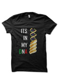 Its In My DNA T Shirt Funny Italy Flag Pasta Cooking Black T-Shirt Hoodie, Sweatshirt | PureTeeCo.com