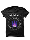 Mage Fantasy RPG Class Arcane Magic Black T-Shirt Hoodie, Sweatshirt | PureTeeCo.com