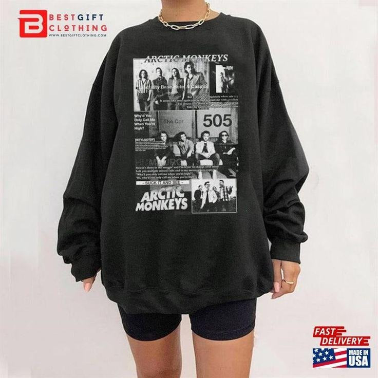 Arctic Monkeys North American Tour Sweatshirt 2023 Sweatshirt T-Shirts, Hoodie | PureTeeCo.com