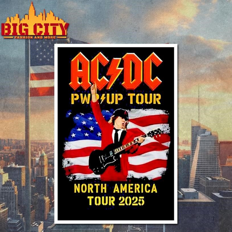 Are You Ready PWR UP ACDC Tour Shirt