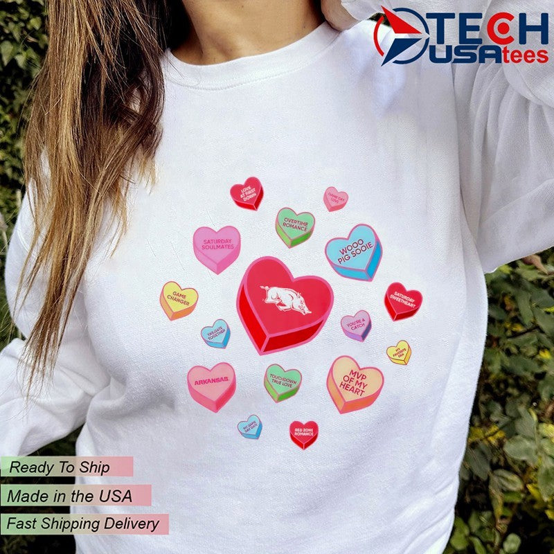 Arkansas Razorbacks Sweet Talk Valentine’s Day shirt