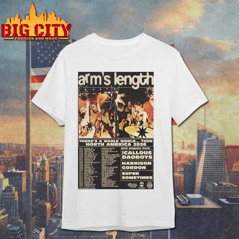 Arm_s Length North America Tour 2026 Poster Shirt