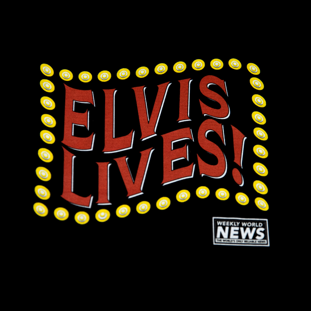 Elvis Lives! T-Shirt Hoodie, Sweatshirt | PureTeeCo.com (Image 2)