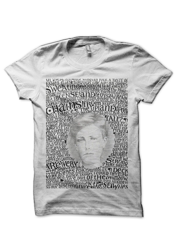 Arthur Rimbaud White T-Shirt Hoodie, Sweatshirt | PureTeeCo.com