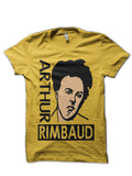 Arthur Rimbaud Yellow T-Shirt Hoodie, Sweatshirt | PureTeeCo.com