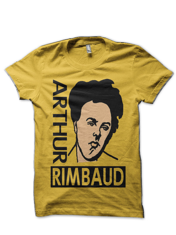 Arthur Rimbaud Yellow T-Shirt Hoodie, Sweatshirt | PureTeeCo.com